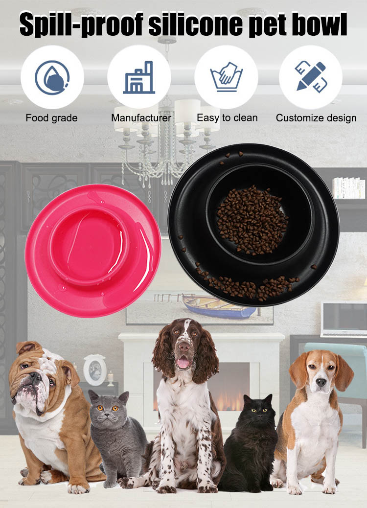spill proof dog bowl